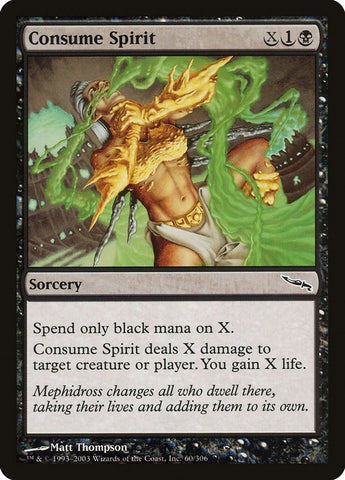 Image for Consume Spirit (60) [Mirrodin]