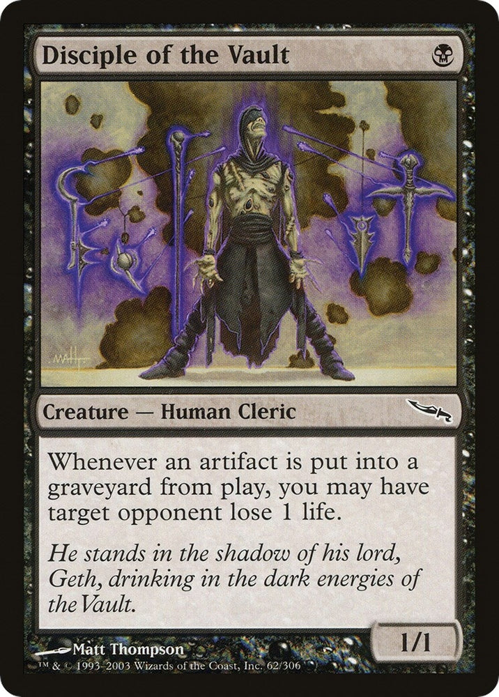Image for Disciple of the Vault (62) [Mirrodin]