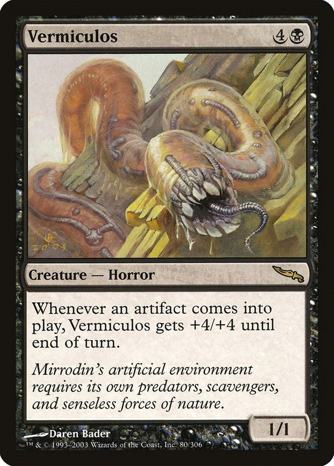 Image for Vermiculos (80) [Mirrodin]