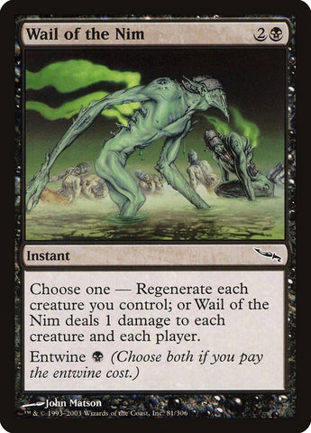 Image for Wail of the Nim (81) [Mirrodin]