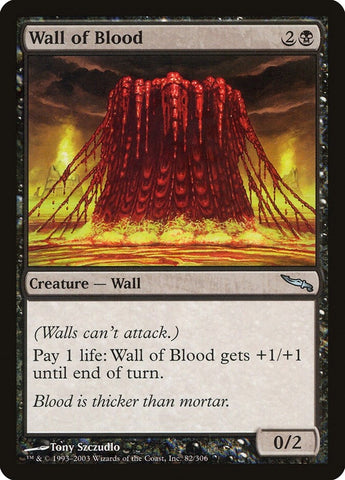 Image for Wall of Blood (82) [Mirrodin]