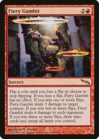 Image for Fiery Gambit (90) [Mirrodin]