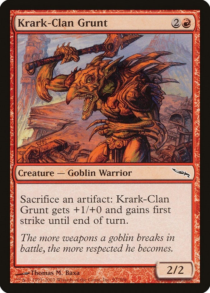 Image for Krark-Clan Grunt (97) [Mirrodin]