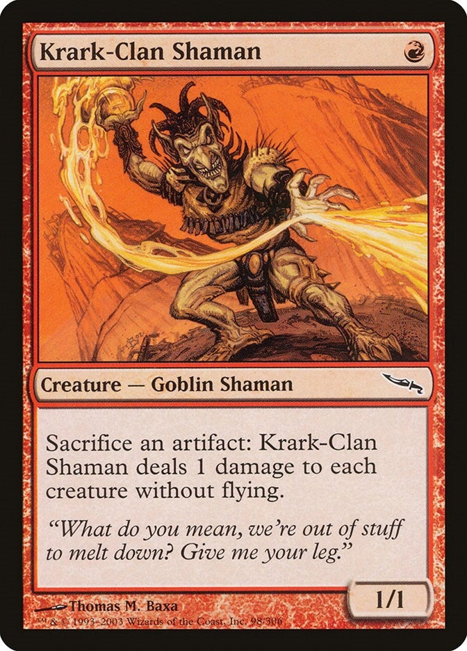 Image for Krark-Clan Shaman (98) [Mirrodin]