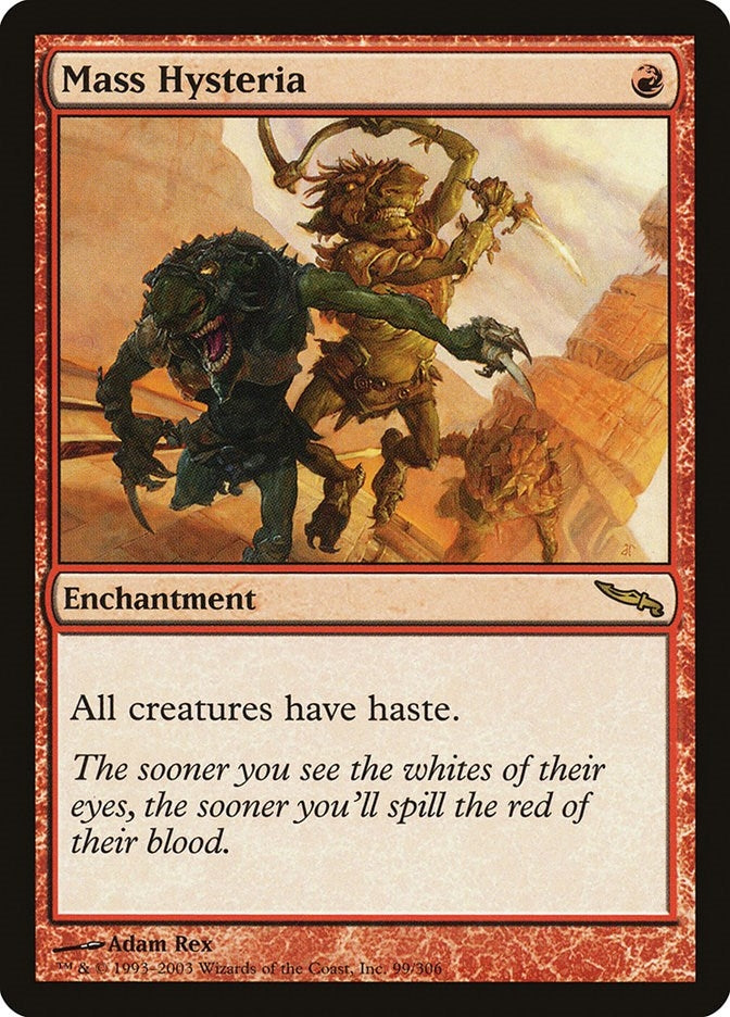 Image for Mass Hysteria (99) [Mirrodin]