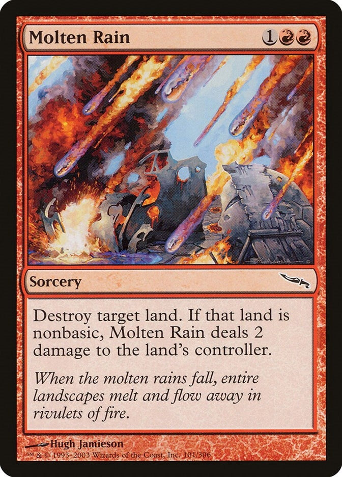 Image for Molten Rain (101) [Mirrodin]