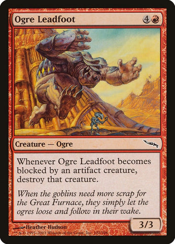 Image for Ogre Leadfoot (102) [Mirrodin]