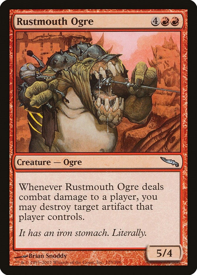 Image for Rustmouth Ogre (103) [Mirrodin]