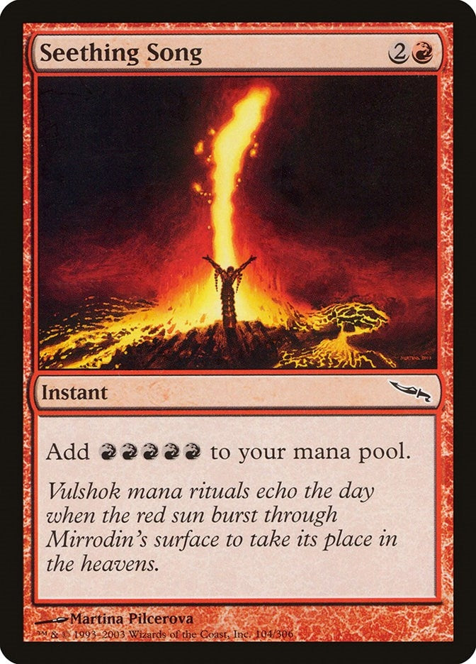 Image for Seething Song (104) [Mirrodin]