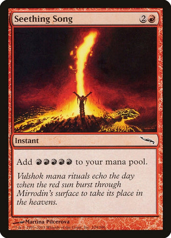 Image for Seething Song (104) [Mirrodin]