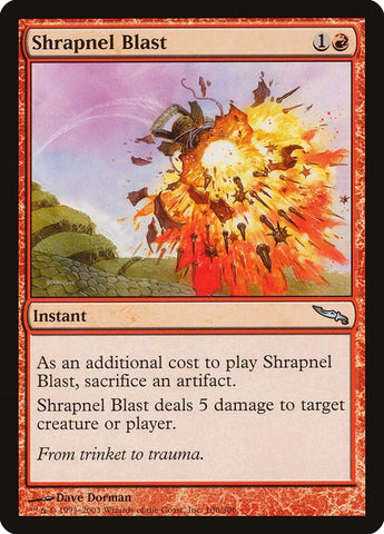 Image for Shrapnel Blast (106) [Mirrodin]