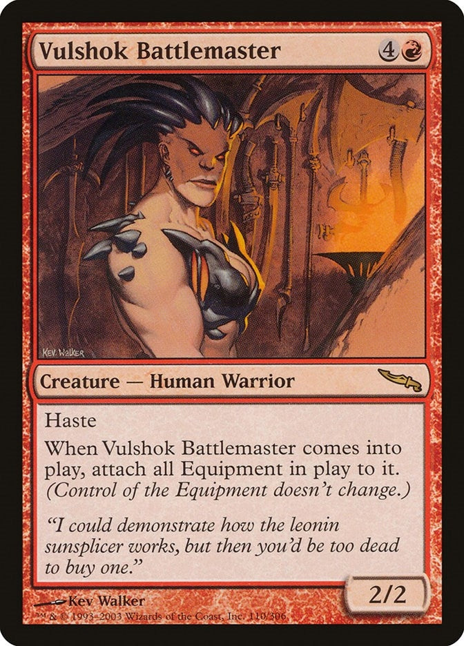 Image for Vulshok Battlemaster (110) [Mirrodin]