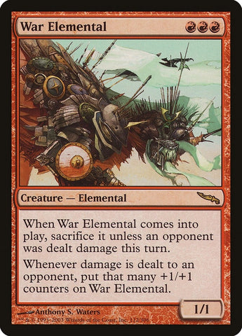 Image for War Elemental (112) [Mirrodin]