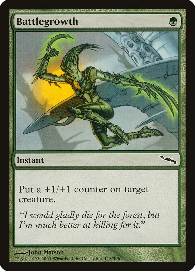 Image for Battlegrowth (113) [Mirrodin]