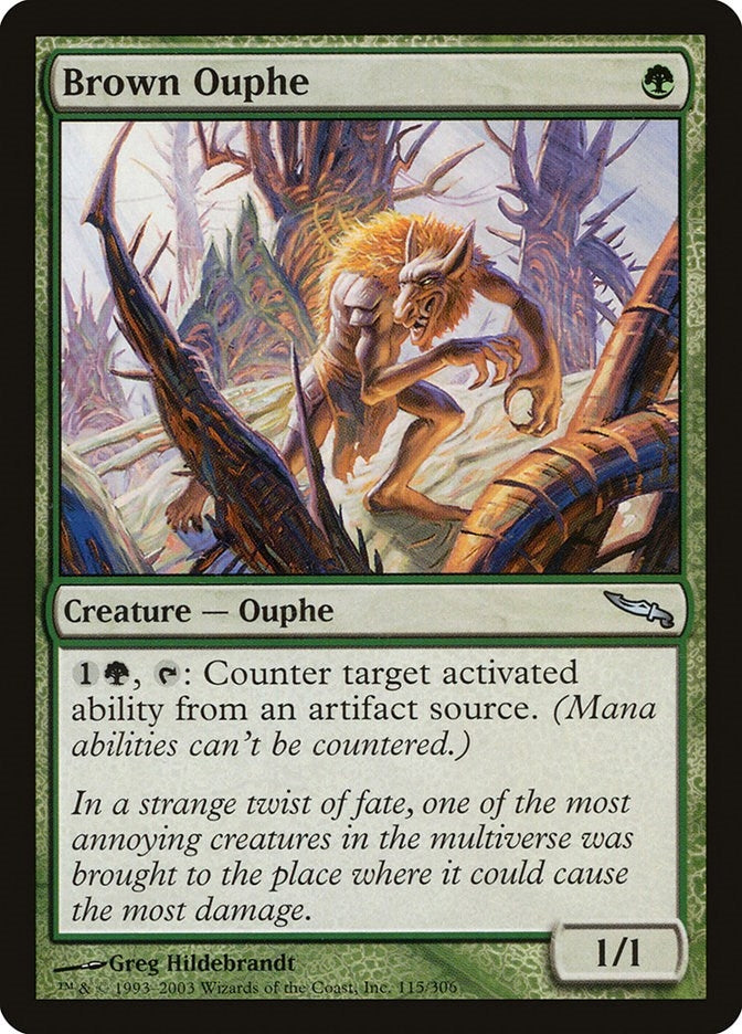 Image for Brown Ouphe (115) [Mirrodin]
