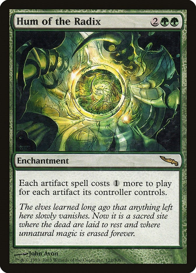 Image for Hum of the Radix (122) [Mirrodin]