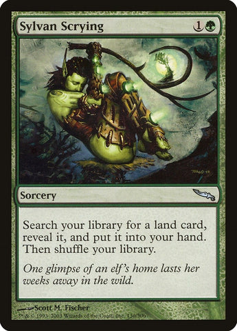 Image for Sylvan Scrying (130) [Mirrodin]