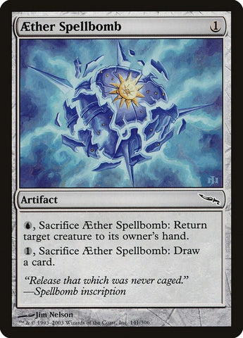 Image for Aether Spellbomb (141) [Mirrodin]