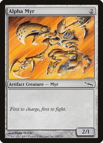 Image for Alpha Myr (142) [Mirrodin]