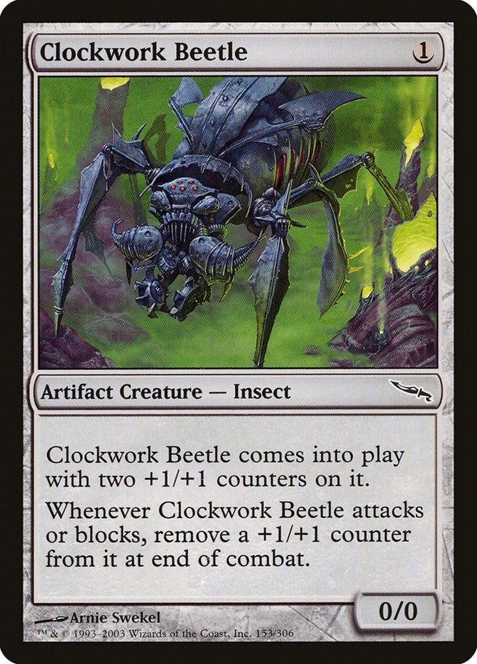 Image for Clockwork Beetle (153) [Mirrodin]