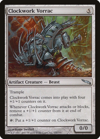 Image for Clockwork Vorrac (156) [Mirrodin]