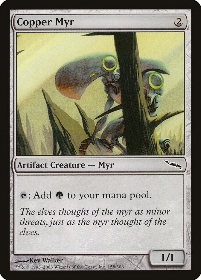 Image for Copper Myr (158) [Mirrodin]