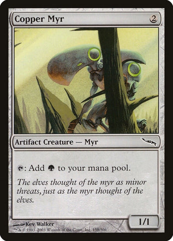 Image for Copper Myr (158) [Mirrodin]
