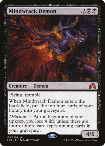 Image for Mindwrack Demon (124) [Shadows over Innistrad]