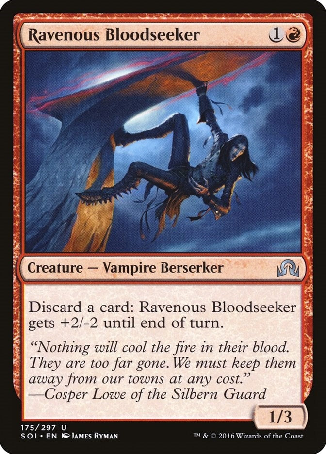 Image for Ravenous Bloodseeker (175) [Shadows over Innistrad]