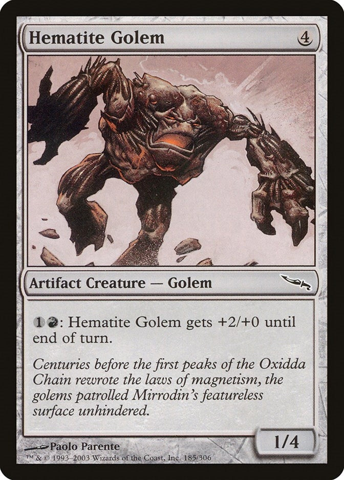 Image for Hematite Golem (185) [Mirrodin]
