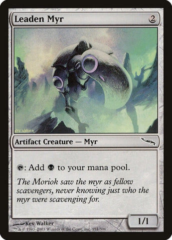 Image for Leaden Myr (191) [Mirrodin]