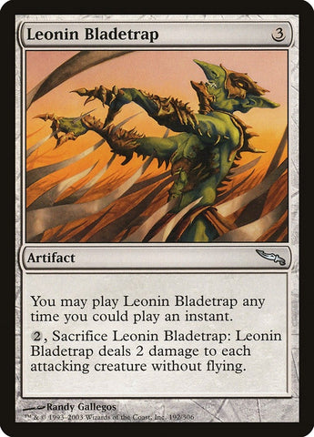Image for Leonin Bladetrap (192) [Mirrodin]