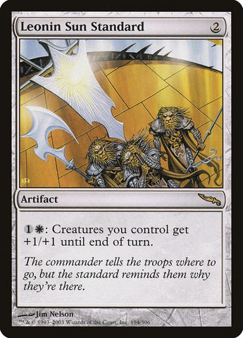 Image for Leonin Sun Standard (194) [Mirrodin]