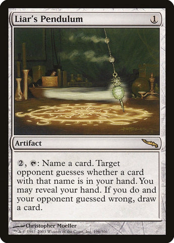 Image for Liar's Pendulum (196) [Mirrodin]
