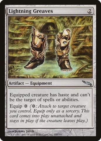Image for Lightning Greaves (199) [Mirrodin]