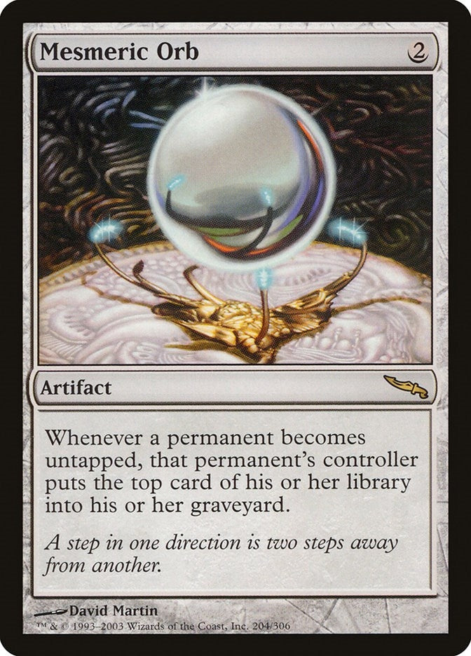 Image for Mesmeric Orb (204) [Mirrodin]
