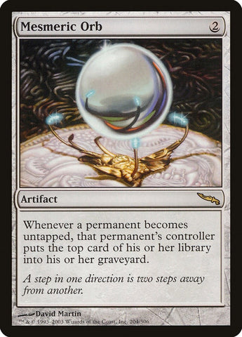 Image for Mesmeric Orb (204) [Mirrodin]