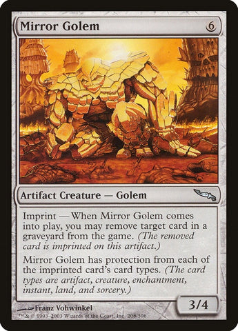 Image for Mirror Golem (208) [Mirrodin]