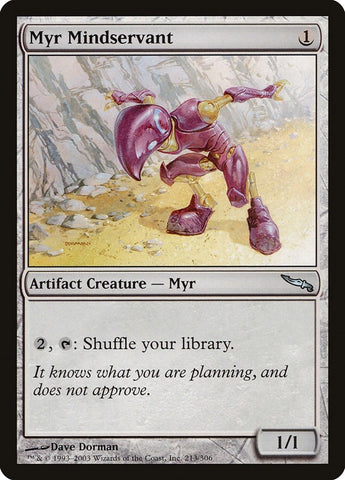 Image for Myr Mindservant (213) [Mirrodin]