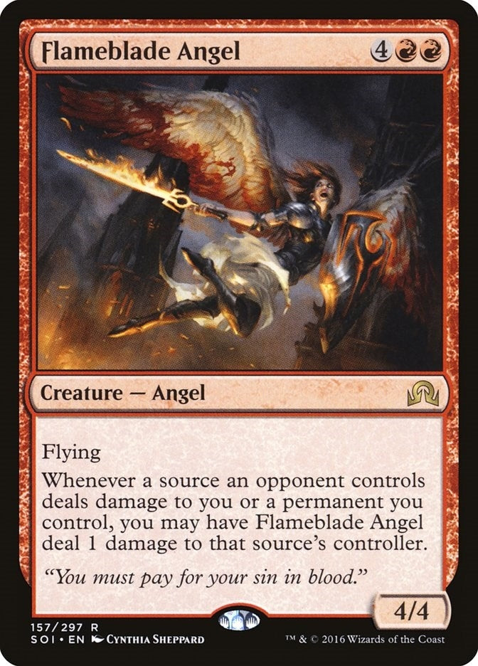 Image for Flameblade Angel (157) [Shadows over Innistrad]