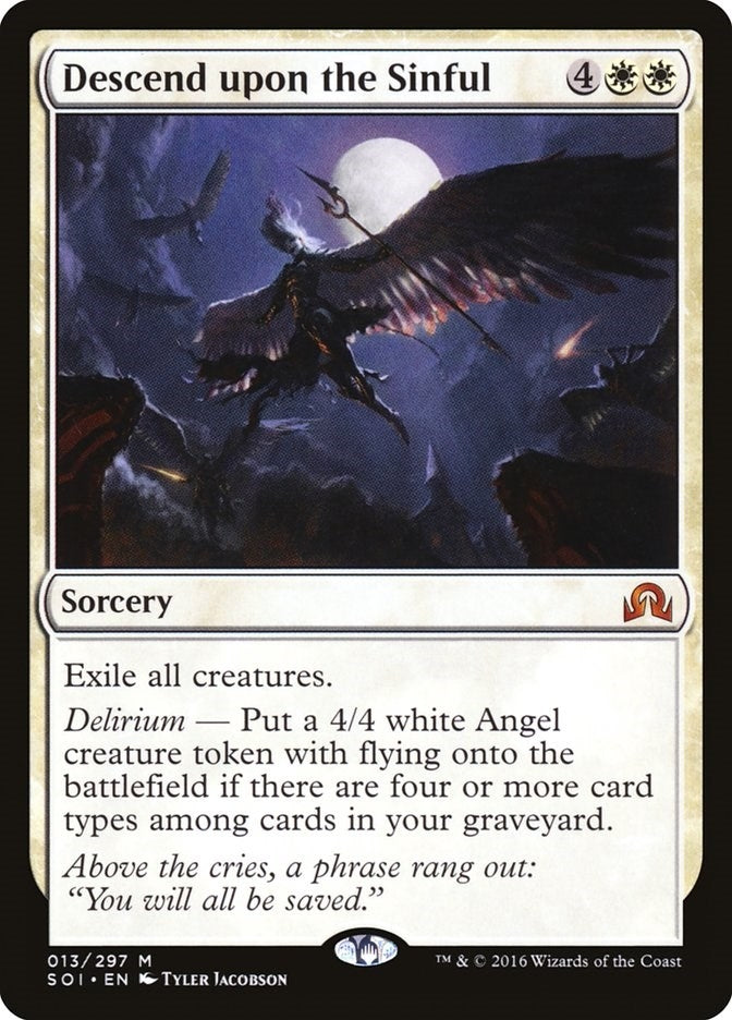 Image for Descend upon the Sinful (13) [Shadows over Innistrad]