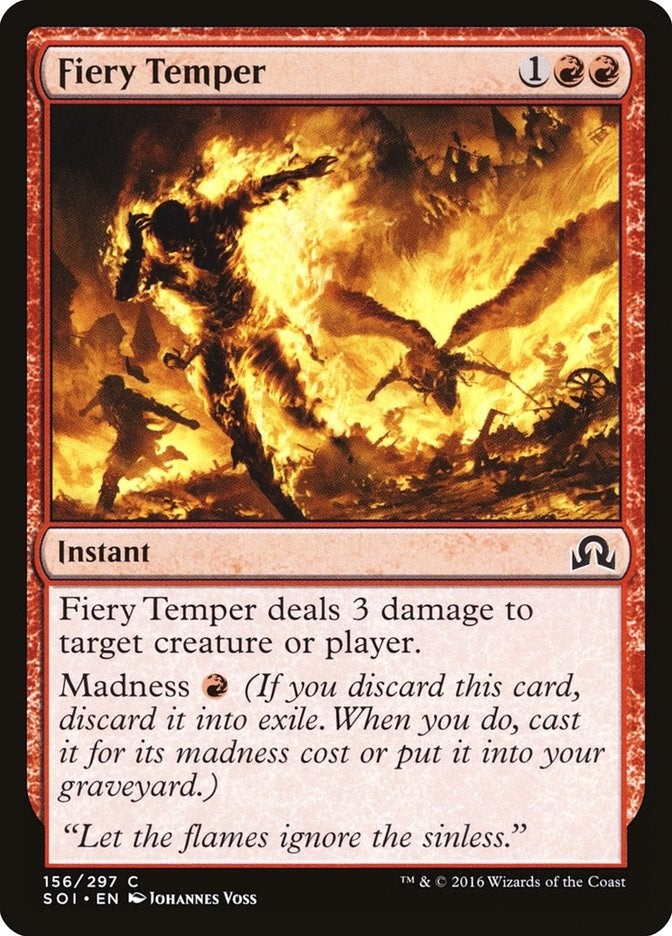 Image for Fiery Temper (156) [Shadows over Innistrad]