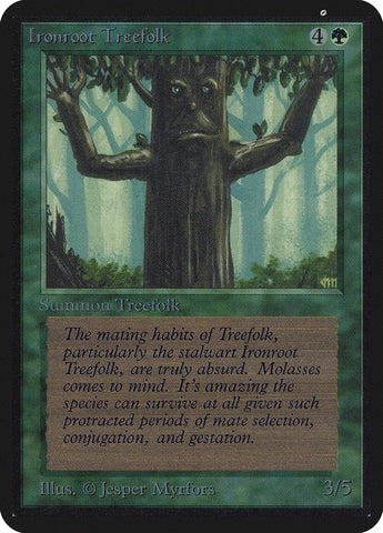 Image for Ironroot Treefolk [Alpha Edition]
