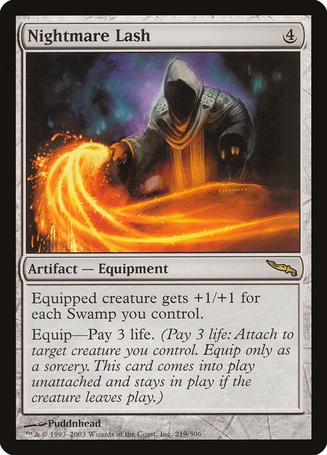 Image for Nightmare Lash (219) [Mirrodin]