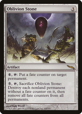 Image for Oblivion Stone (222) [Mirrodin]