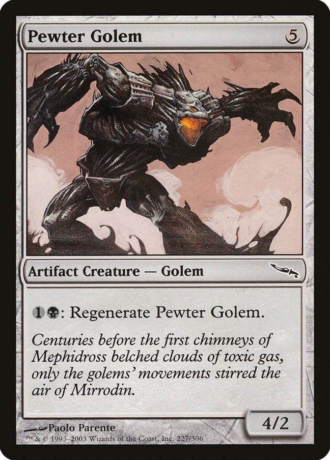 Image for Pewter Golem (227) [Mirrodin]