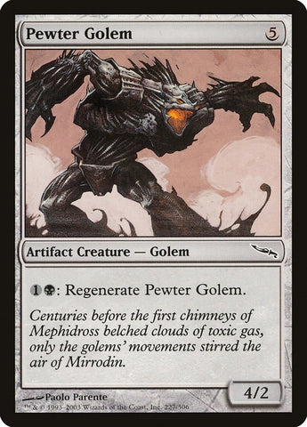 Image for Pewter Golem (227) [Mirrodin]