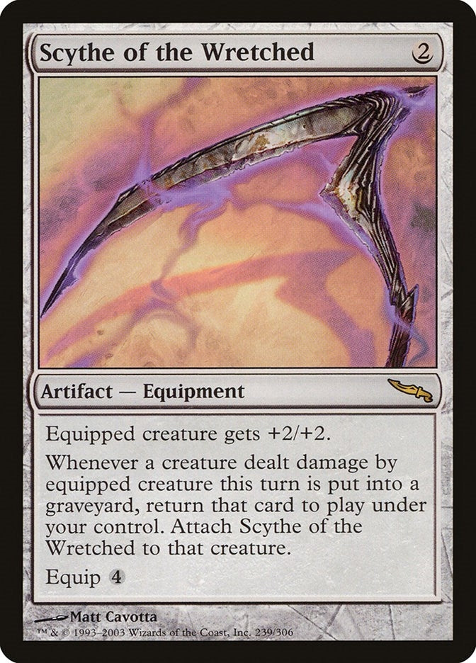 Image for Scythe of the Wretched (239) [Mirrodin]