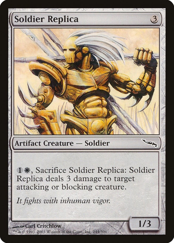 Image for Soldier Replica (244) [Mirrodin]