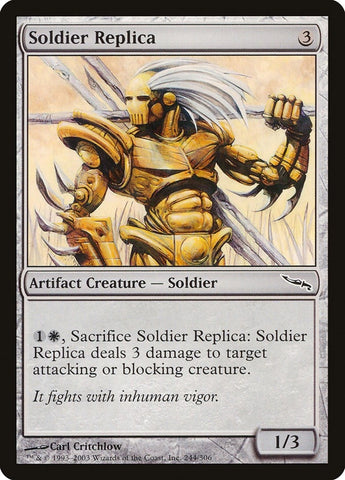 Image for Soldier Replica (244) [Mirrodin]
